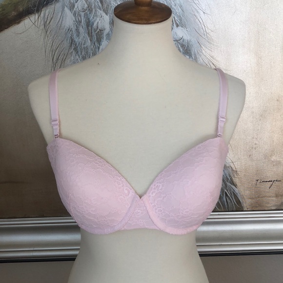 VS Multi Way Option Pink Lace Push Up Bra 36D - Picture 13 of 15